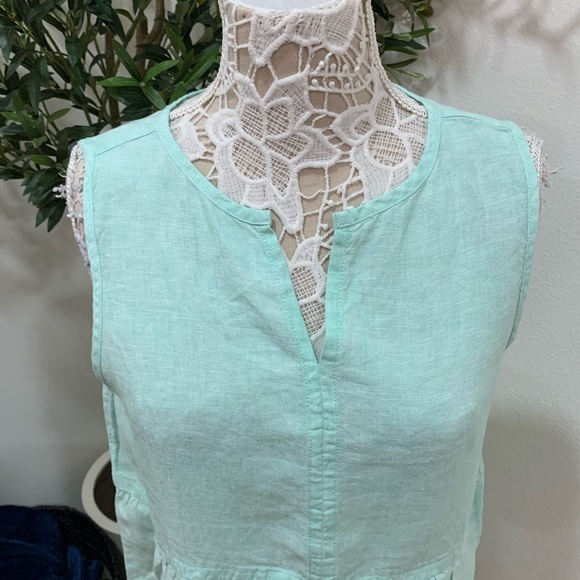 Sigrid Olsen Linen Dress Sz L - Picture 3 of 3